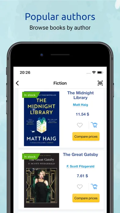 Capturas de pantalla de Bookstores.app: compare prices