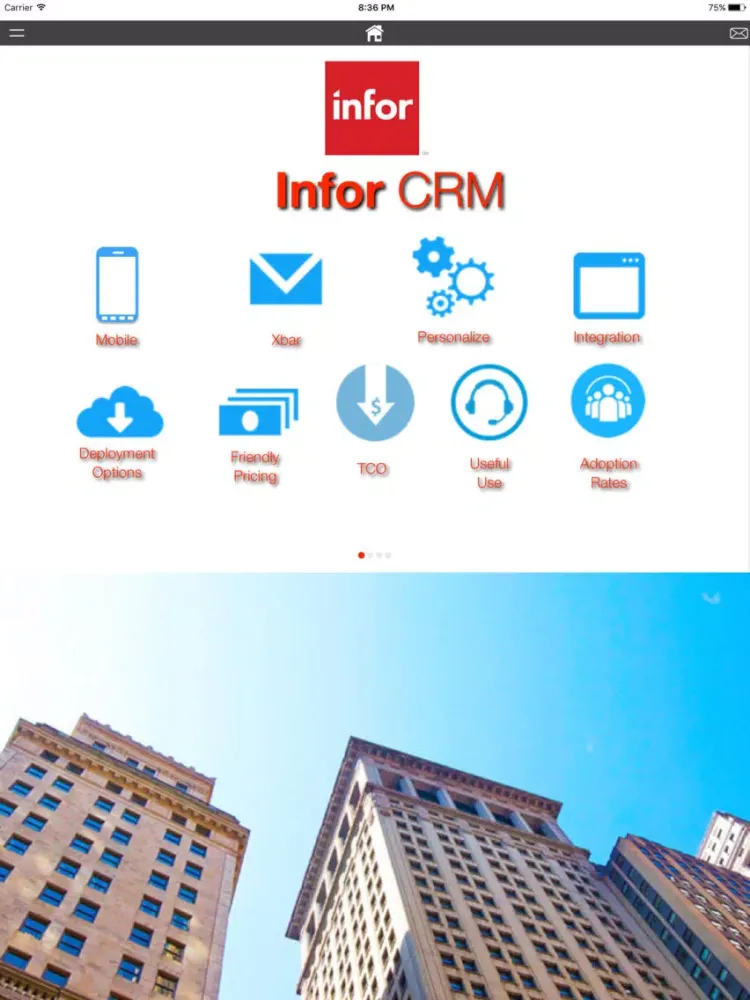 تصاویر iCRM Info iPad 