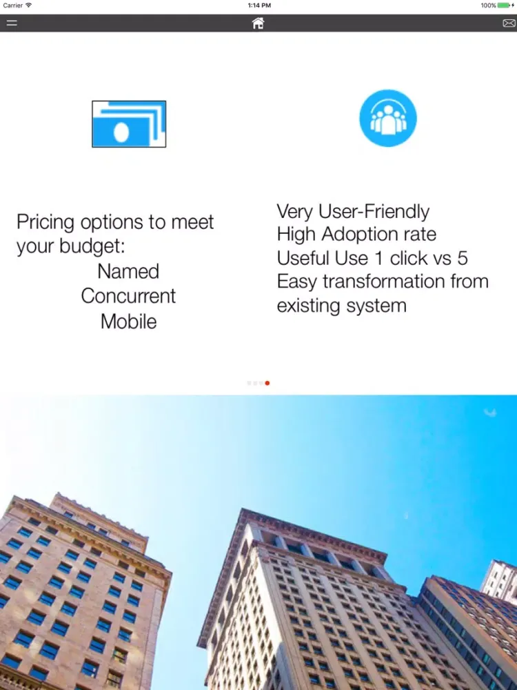صور iCRM Info for Providian Global iPad 