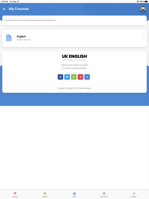 Ana UK iPad  Ekran Görüntüleri