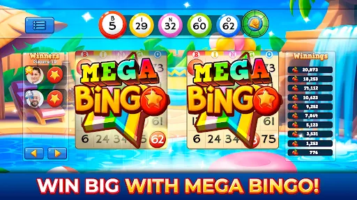 Tangkapan skrin Bingo Pop: Play Live Online