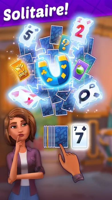 Capturas de tela do Solitaire Story: Ava's Manor
