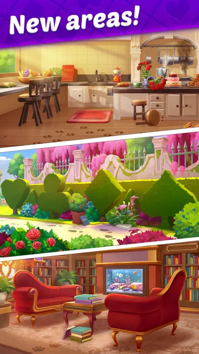 Capturas de tela do Solitaire Story: Ava's Manor
