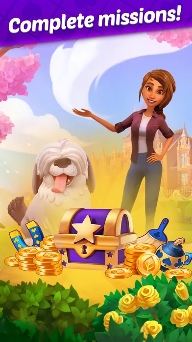 Capturas de tela do Solitaire Story: Ava's Manor