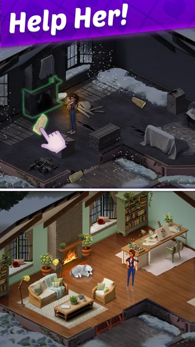 Capturas de tela do Solitaire Story: Ava's Manor