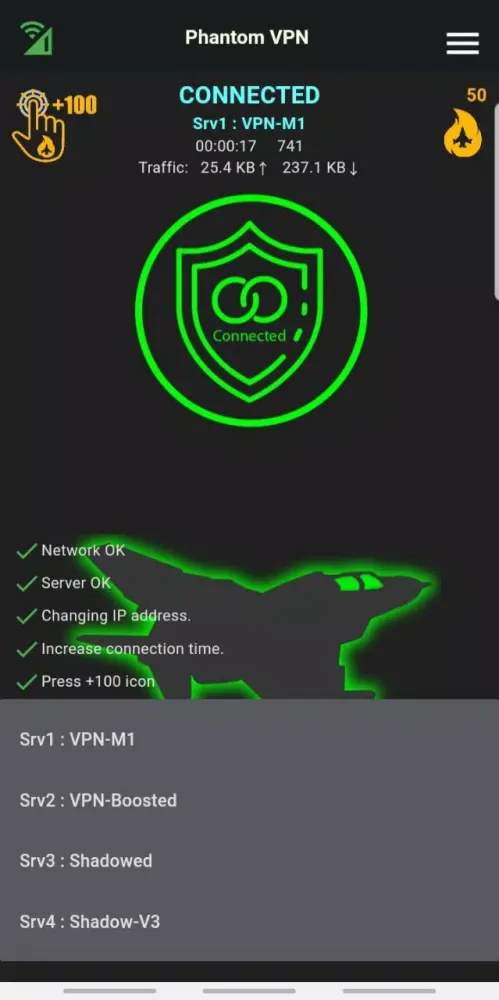 Phantom VPN স্ক্রিনশট