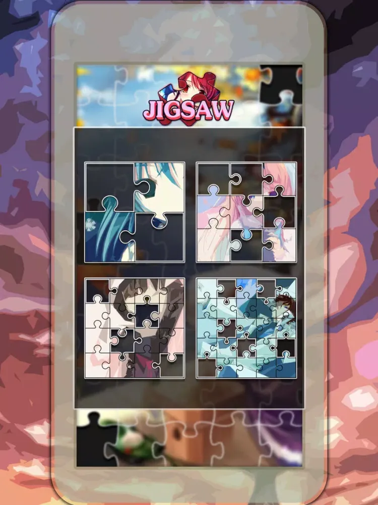 تصاویر Anime Girls Pictures Jigsaw Puzzles iPad 