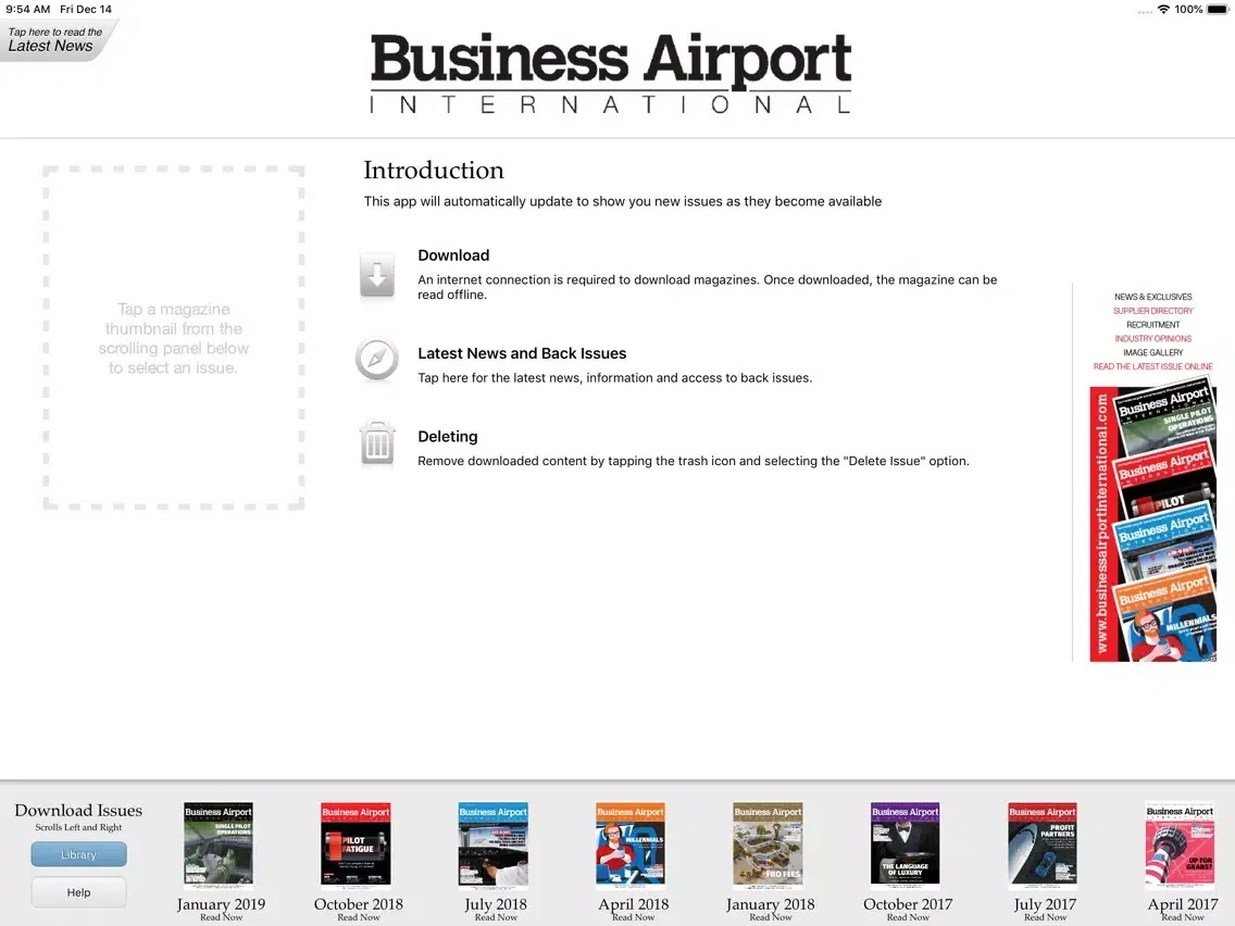 Business Airport International iPad  স্ক্রিনশট