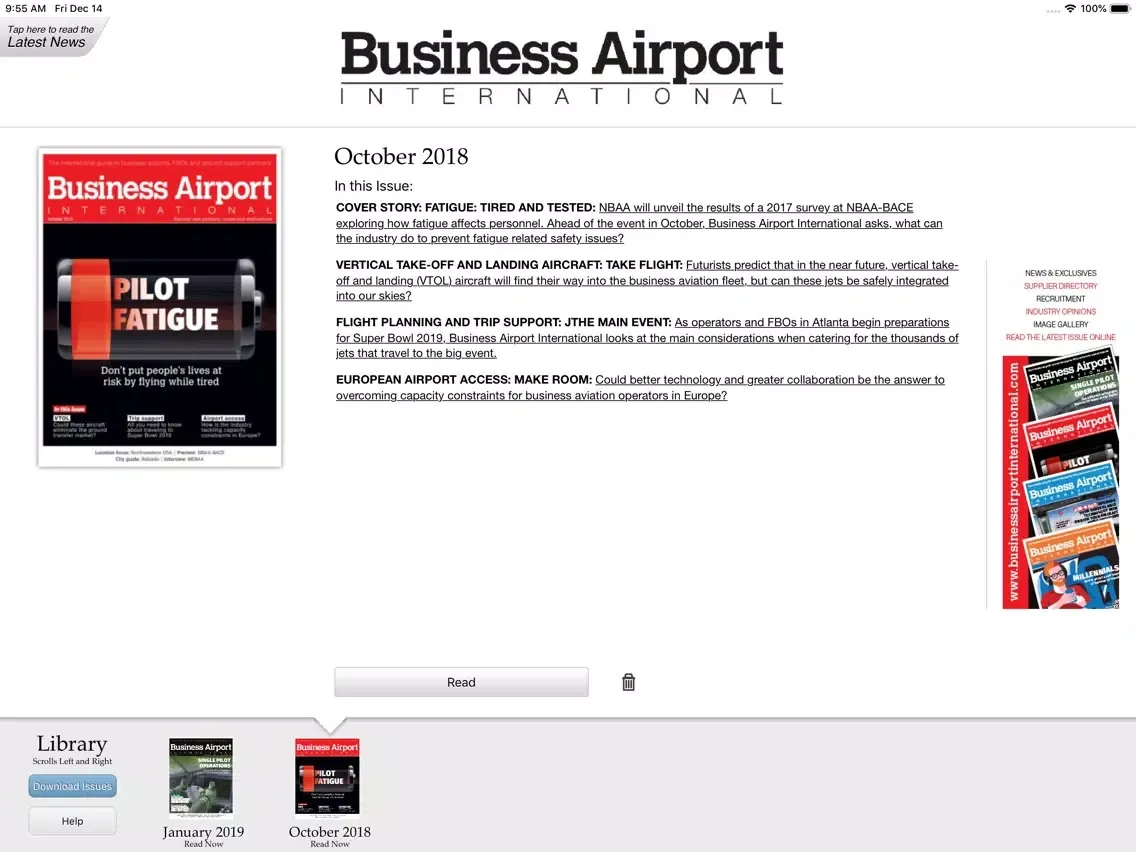 Business Airport International iPad  স্ক্রিনশট
