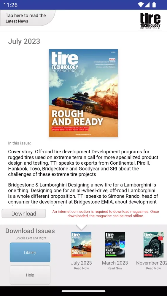Скриншоты Tire Technology International