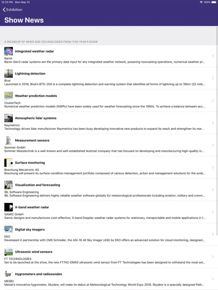 Met Tech World Expo iPad  Screenshots