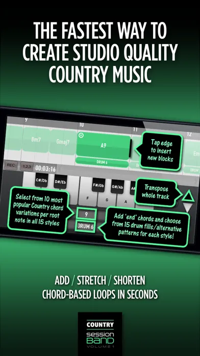 SessionBand Country 1 스크린샷
