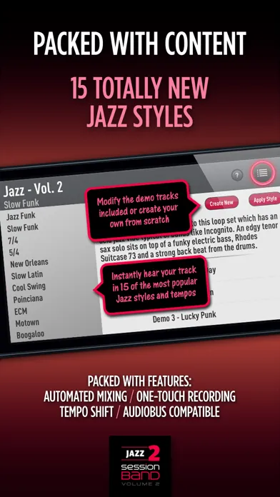 SessionBand Jazz 2應用截圖