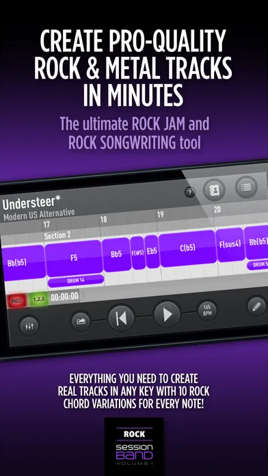 SessionBand Rock 1 スクリーンショット
