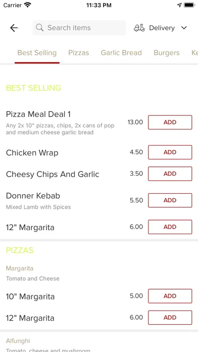 Uk pizza, স্ক্রিনশট