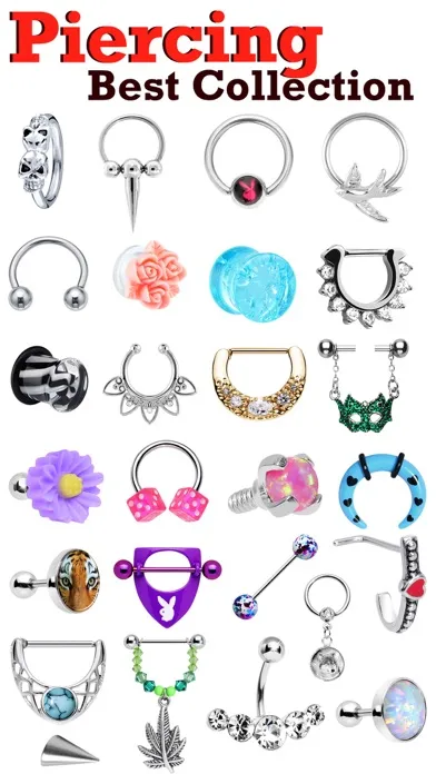 Capturas de tela do Piercing Bodyart Booth