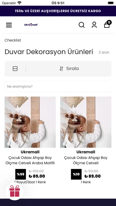 Capturas de tela do Ukramall