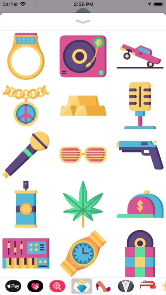 Zrzuty ekranu Awesome Hip Hop Stickers