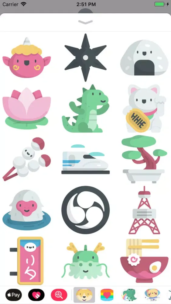 Screenshot di Awesome Japan Stickers