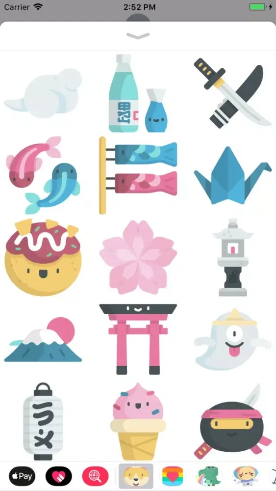Screenshot di Awesome Japan Stickers