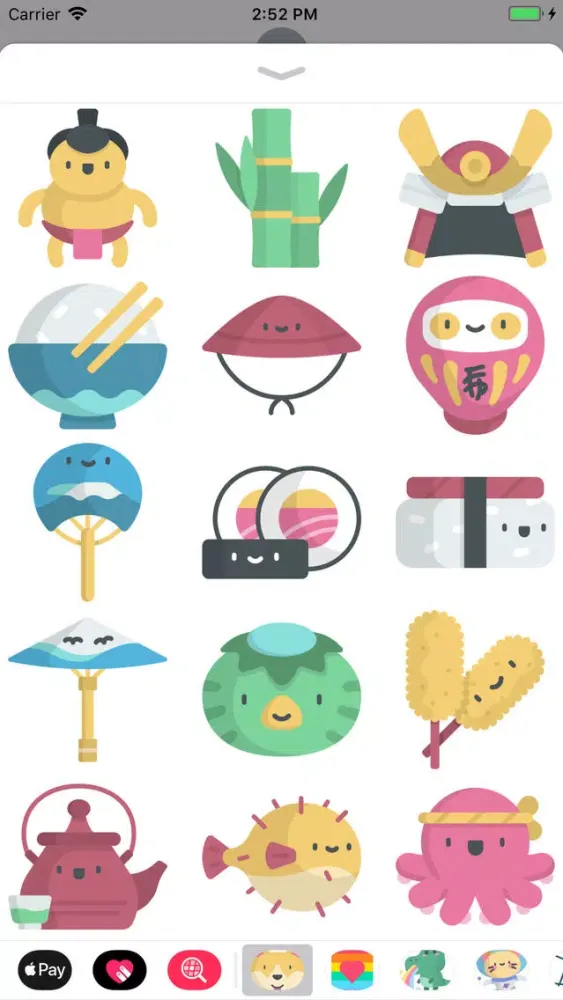 Screenshot di Awesome Japan Stickers
