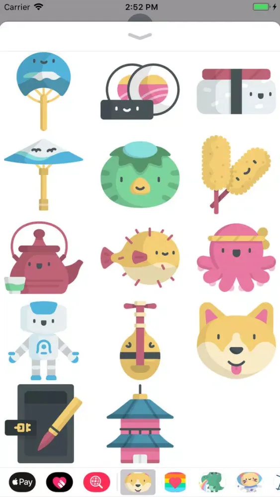 Screenshot di Awesome Japan Stickers