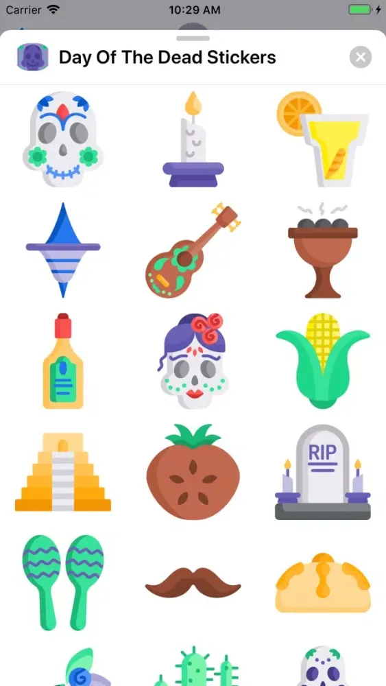 Скриншоты Day Of The Dead Stickers