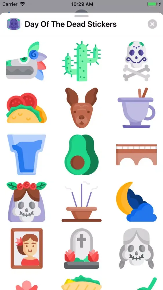 Скриншоты Day Of The Dead Stickers