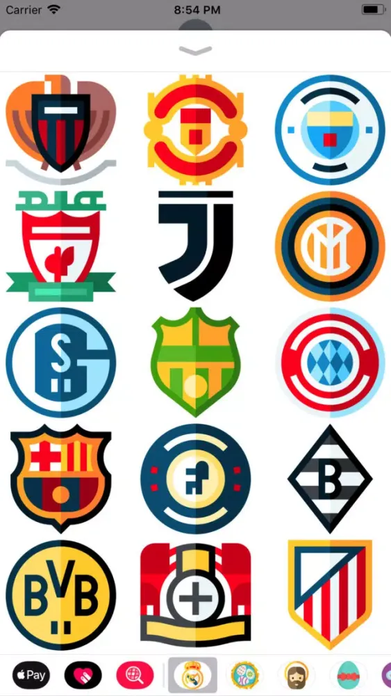 Captures d'écran de European Soccer Stickers