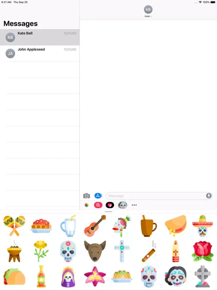 Stickers Día De Muertos iPad  Screenshots