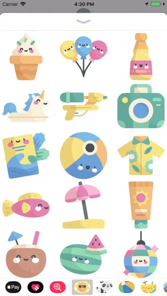 Cool Summer Party Stickers Screenshots