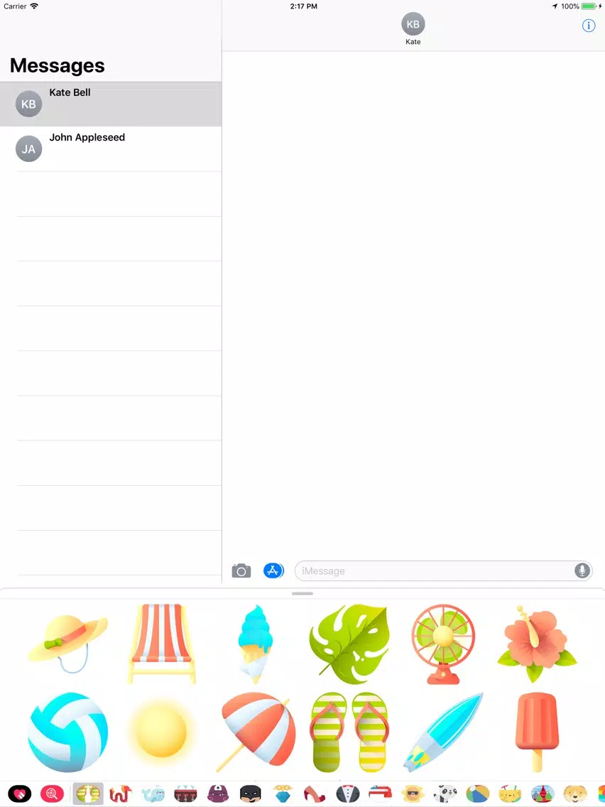 Capturas de pantalla de Sun, Sea And Sand Stickers iPad 