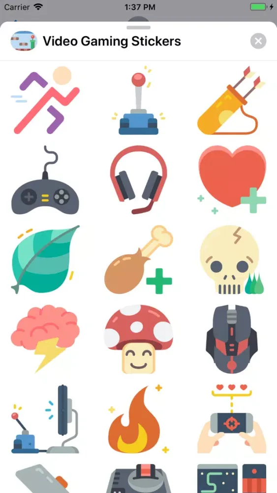 Video Gaming Stickers 스크린샷