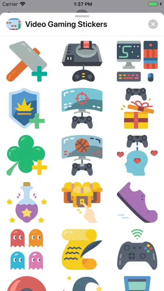 Video Gaming Stickers 스크린샷