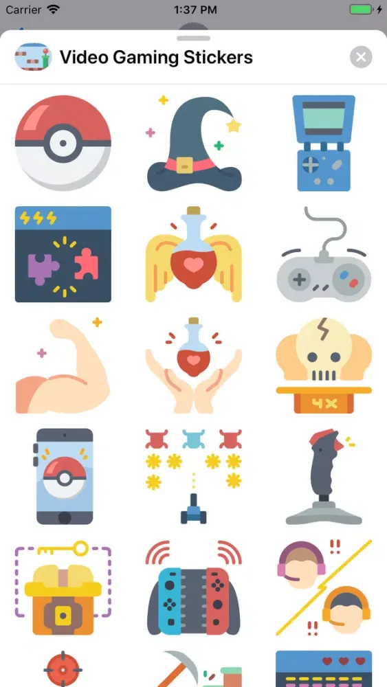 Video Gaming Stickers 스크린샷