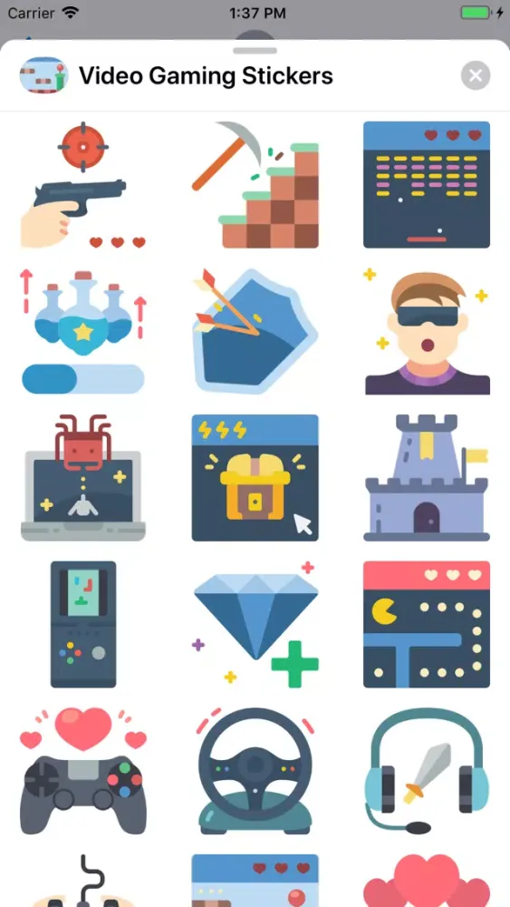 Video Gaming Stickers 스크린샷