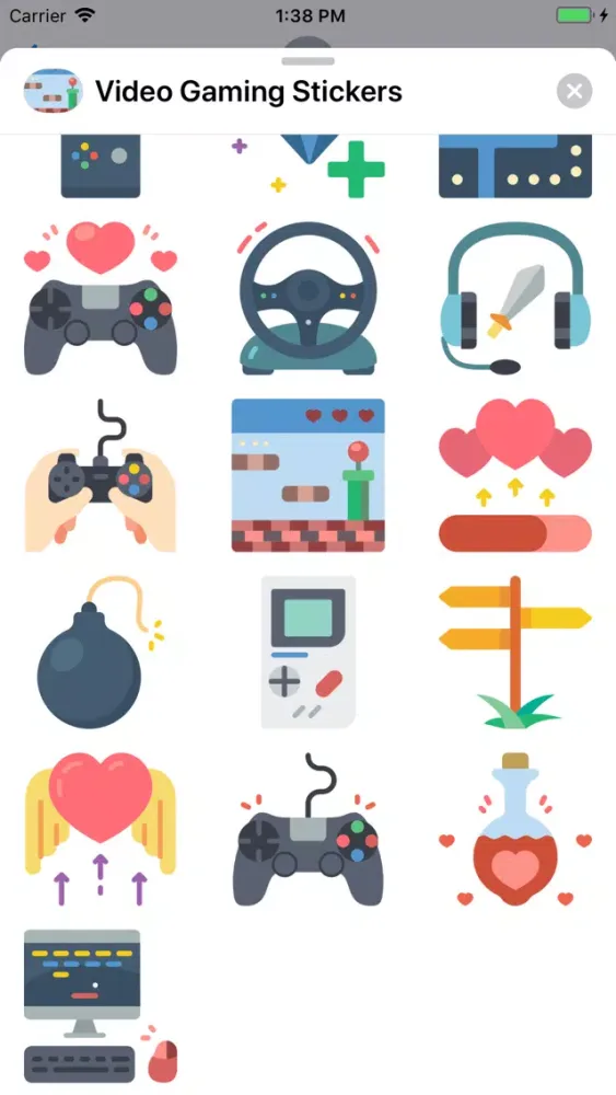 Video Gaming Stickers 스크린샷