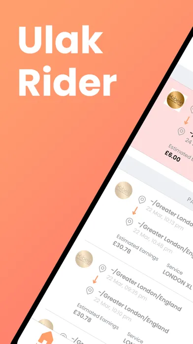 Ảnh chụp màn hình của ULAK Rider