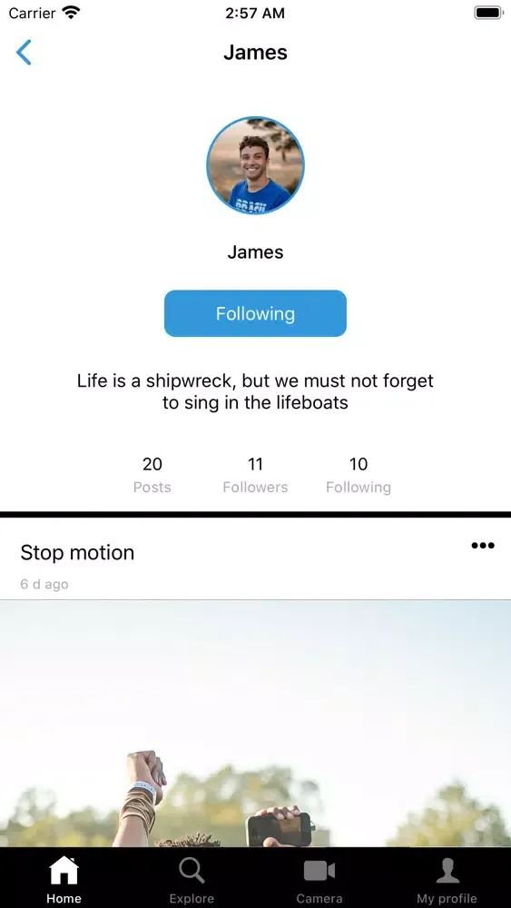 ภาพหน้าจอของ Verse: short video sharing