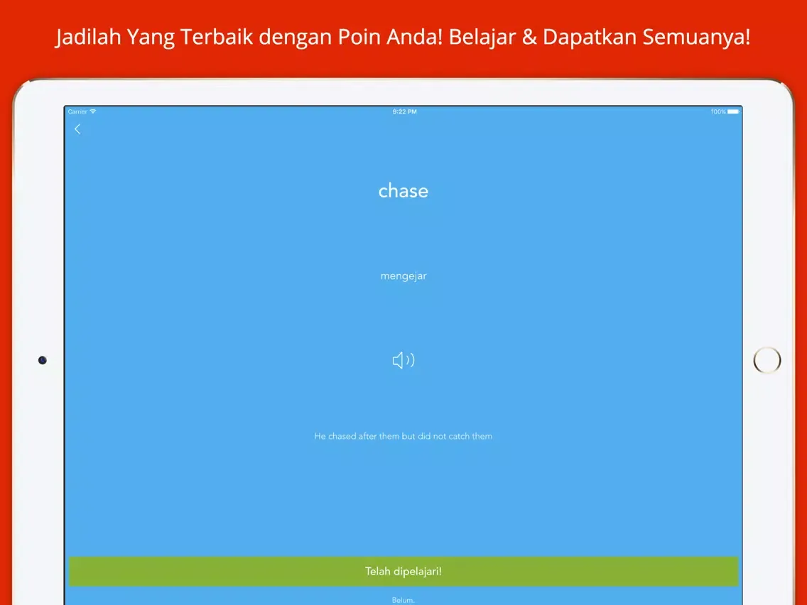 Learn English - Belajar Kosa Kata Bahasa Inggris iPad  Screenshots