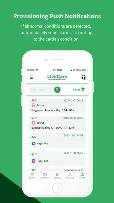 Tangkapan layar LiveCare