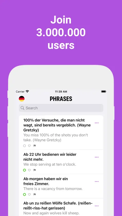Phrases - Learn Languages Fast سکرین شاٹس