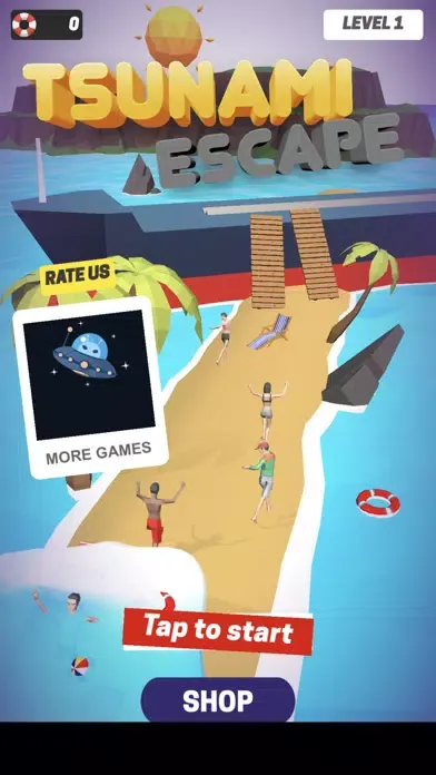 Screenshot di Tsunami Escape Rainbow