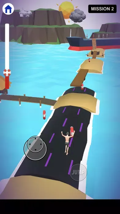 Screenshot di Tsunami Escape Rainbow