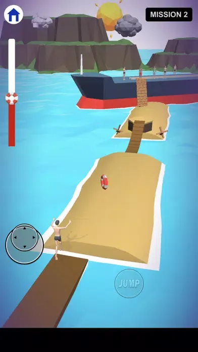 Screenshot di Tsunami Escape Rainbow