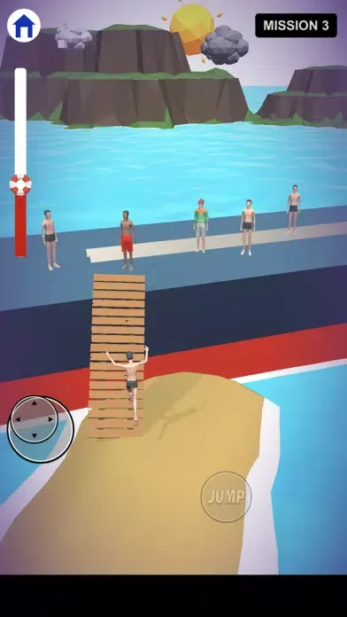 Screenshot di Tsunami Escape Rainbow