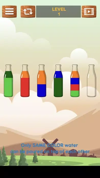 Sort Water Color Puzzle 2D Ekran Görüntüleri