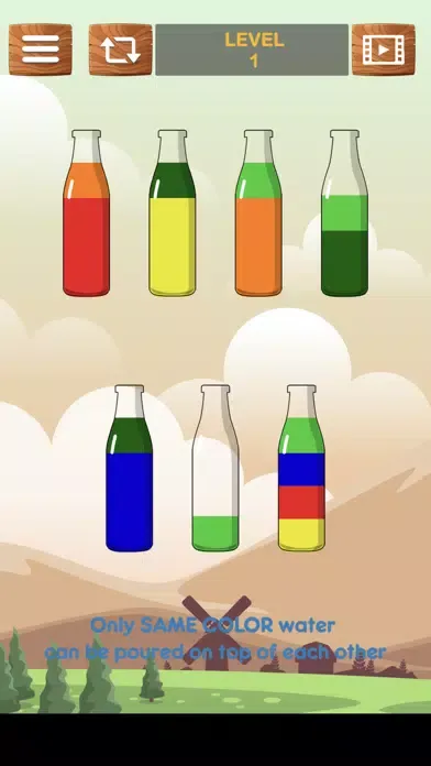 Sort Water Color Puzzle 2D Ekran Görüntüleri
