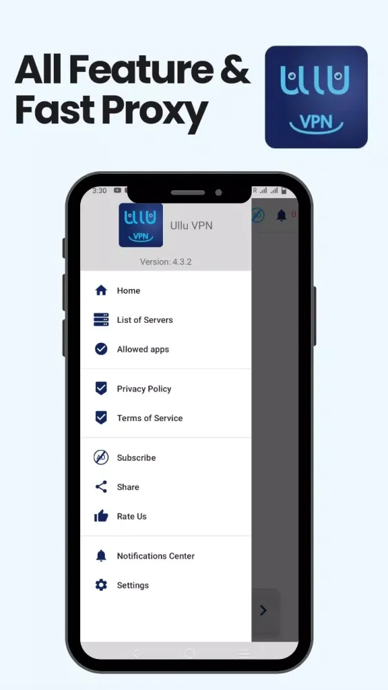 UllU VPN Screenshots