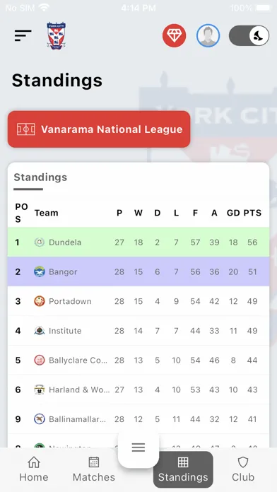 YorkCItyFC Screenshots